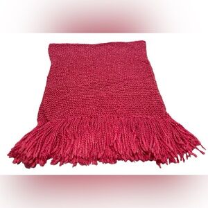 New/Never Used Handmade Hot Pink Soft Blanket